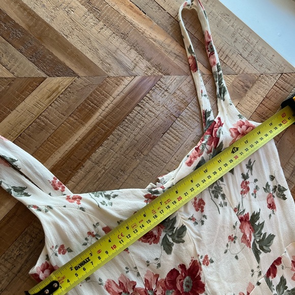 Reformation Fairfax Print Sundress, Mini Dress Size 8 Floral White Red Green - Picture 9 of 13